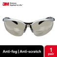 thumbnail image 4 of Gafas de seguridad 3M BX +2.0 con lente gris de aumento de lectura, 4 of 6