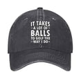 thumbnail image 3 of Jamicy Baseball Hat for Unisex Vintage Cotton Washed Baseball Caps Retro Adjustable Cotton Cap Sun Protection Hat, 3 of 4