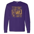 thumbnail image 4 of Straight Outta Los Angeles Long Sleeve T-Shirt - Large - Purple, 4 of 6