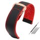 thumbnail image 3 of Correa de reloj impermeable de lona y caucho de silicona para hombre TAG Heuer Carrera, correa de buceo de competición, hebilla plegable, pulsera de 22 mm, 3 of 5