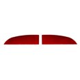 thumbnail image 3 of Red Carbon Fiber Front Door Panel UP Sticker Trim Cover for Kia Sedona 2015-2016, 3 of 4