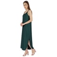 thumbnail image 3 of Inkmeso Robe d'Été Unie Aguichant pour Femmes à Bretelles Spaghetti Décontractée de Plage et de Villégiature Robe Maxi, 3 of 7