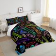 thumbnail image 3 of YST Ski Comforter Set Snowflake Winter Ski Theme Bedding Set, King Size (3 Count), 3 of 5