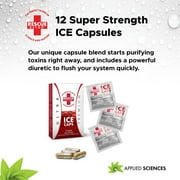 Rescue Detox - ICE CAPS - 12ct | Concentrated Cleansing Capsules - Works in 90 Minutes Up to 5 Hours