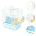 thumbnail image 6 of Serenable Small Animal Carrier Cage,Carry Case,9.06"x6.69''x11.81" Hamster Cage,Small Pet Carrier for Squirrel,Dwarf Hamster,Small Pets blue, 6 of 9