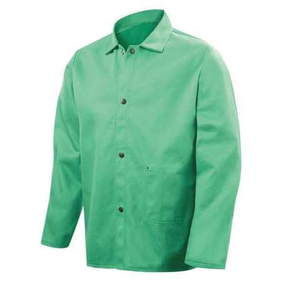 STEINER 10383X Welding Jacket,3XL,30",Green