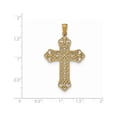thumbnail image 3 of 14k Yellow Gold Polished Large Rope Frame Filigree Cross Pendant Charm, 3 of 3