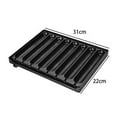 thumbnail image 2 of Cast Iron Sausage Pan 8 Grids DIY Hot Dog Presser Maker Sausage Grilling Pan,31cm x 22cm, 2 of 6
