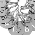 thumbnail image 4 of UPOUART 30Pcs Black Metal Numbered Key Tags Portable Key Labels for Organizing Keys Cards Bags and Lockers, 4 of 8