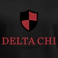 thumbnail image 3 of CafePress - Delta Chi Vertical Black And Red Logo T Shirt - Women's V-Neck Dark T-Shirt, 3 of 4