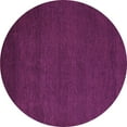 thumbnail image 1 of Ahgly Company Indoor Round Abstract Pink Modern Area Rugs, 7' Round, 1 of 4