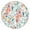 Pioneer Flower Floral-3, variant on Pioneer Flower Floral Print Pattern Round Fitted Tablecloth with Elastic Edge,Dining Table Cover Waterproof,Outdoor Round Tablecloth for Camping,Dining,Indoor and Outdoor