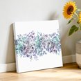 thumbnail image 3 of Canvas Wall Art, Purple Blue Eucalyptus Leaves Framed Canvas Prints for Bathroom Kitchen, Spring Summer Botanical Floral Gallery Wrapped Wall Decor for Home Office, Gifts, 10"x10" Ship Next Day, 3 of 9