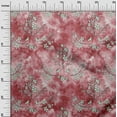 thumbnail image 3 of oneOone Cotton Cambric Red Fabric Floral Quilting Supplies Print Sewing Fabric By The Yard 42 Inch Wide, 3 of 4