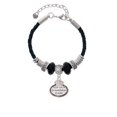 thumbnail image 2 of Delight Jewelry Keep Calm Grandma is Here Mom Celtic Knot Leather Bead Bracelet, 7"+2" Extender, 2 of 4