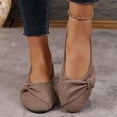 thumbnail image 4 of OKBOP Women's Ballet Flats for Women, Pointy Toe Faux Suede Bow, 4 of 5