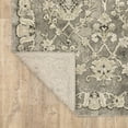 thumbnail image 4 of HomeRoots 508836 2 x 8 ft. Gray Beige Tan & Brown Oriental Power Loom Stain Resistant Runner Area Rug, 4 of 7