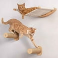 thumbnail image 3 of Cat Wall Frame Indoor Cat Bed Wooden Climbing Frame, 3 of 7