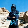 thumbnail image 6 of Yaoyar Men's UPF 50+ Sun Protection Hoodie Shirt Long Sleeve UV SPF Fishing Lightweight Shirts with Mask Rash Guard, 6 of 7