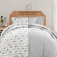 thumbnail image 2 of Noble Linens 8 Piece Dorm Bedding Bundle, Comforter & Sheet Set, Pillows, Laundry Bag, 2 of 8