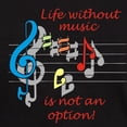 thumbnail image 3 of CafePress - Life Without Music Dark T Shirt - Men's Classic Graphic Cotton T-Shirt, 3 of 4