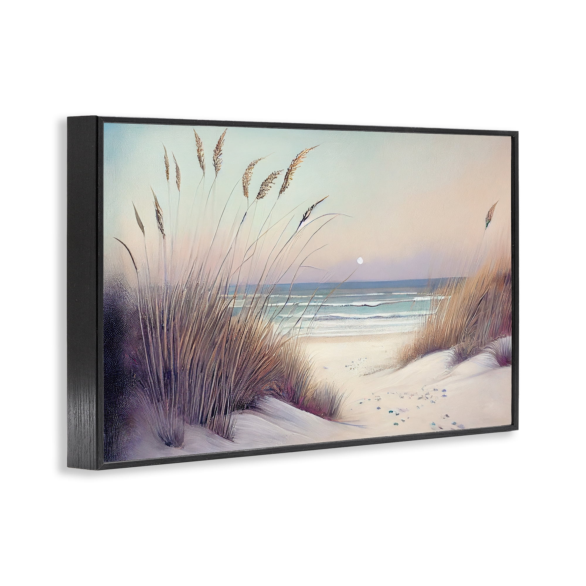 Euphoria Beach Dunes View Black Framed Giclee Art, design by Sasha