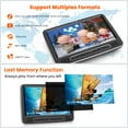 thumbnail image 6 of WONNIE 10.5" Dual Screen Portable Headrest DVD Player with Mounting Bracket and Mounting Straps,Car DVD Player Suction-Type Disc in , Full HD 1080P Video,Supports HDMI,USB ,SD,AV Out, Black, 6 of 14