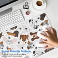 thumbnail image 4 of Long Mouse Pads for Desk,Dachshund Dog Boston Terrier Dog Desk Mats on Top Of Desks, Desk Mouse Pad Extra Large with 3mm Non-Slip Base and Stitched Edge for Gaming,Office,Work,Home 31.5"x11.8", 4 of 6