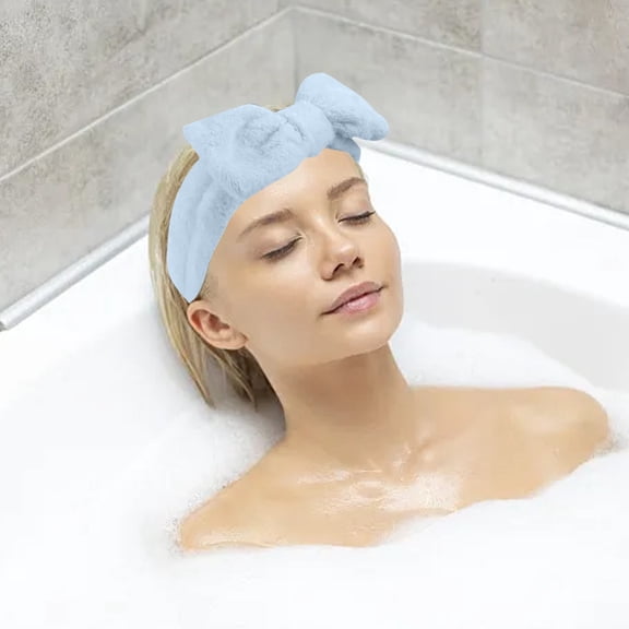 Leatfisat Spa Headband, Hair Band For Washing Face, Makeup Headband, Skincare Headbands, Soft Fleece Hairband For Face Washing Yoga