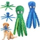 thumbnail image 5 of 2pcs Octopus Perro Interactive Toy Plush Puzzle Chew () Blue Green, 5 of 9