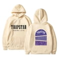 thumbnail image 1 of Hauts pour Femmes Trapstar Chandails à Capuchon pour Femmes Chandails Graphiques à Manches Longues Amples Trapstar Chandails à Enfiler Style Rue Hip-hop Chandails pour Femmes Chemises (Beige, M), 1 of 2