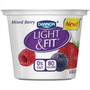 Dannon Light & Fit Nonfat Yogurt, 6 oz