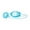Blue, variant on TYR Women's Femme Petite Goggles - Aqua LGFP 420 BLUE