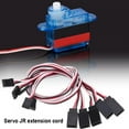 thumbnail image 1 of Extension Cable Cord, Servo Extension Wire, 5Pcs/Set 3-Pin Male To Female Silicone Jacket Boat For Airplane Rc Model Car, 1 of 8