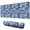 Blue Soccer Themed, variant on Long Mouse Pads for Desk,Blue Soccer Themed Pattern Desk Mats on Top Of Desks, Desk Mouse Pad Extra Large with 3mm Non-Slip Base and Stitched Edge for Gaming,Office,Work,Home 31.5"x11.8"