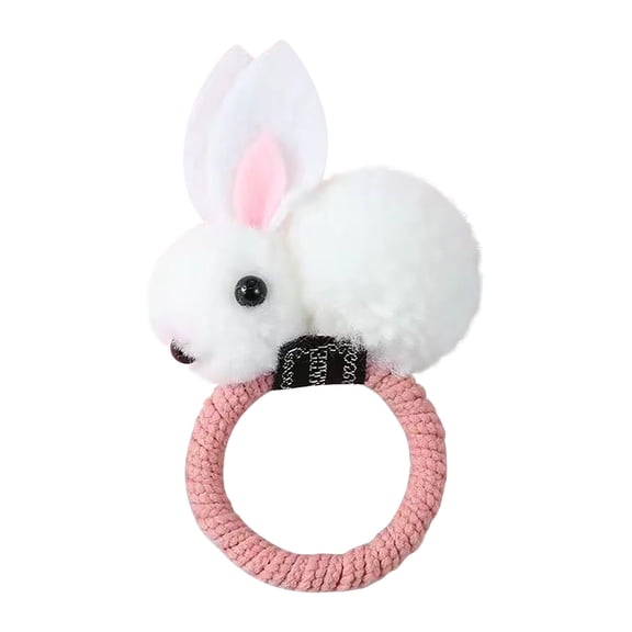 Easter Hair Accessories Set | High Elastic Ponytail Bands & Hair Pins Handcrafted Easter Hair Clips for Girls | Durable No-Crack Design | Pretty Spring Styles for Parties, Photos | 1 Piece