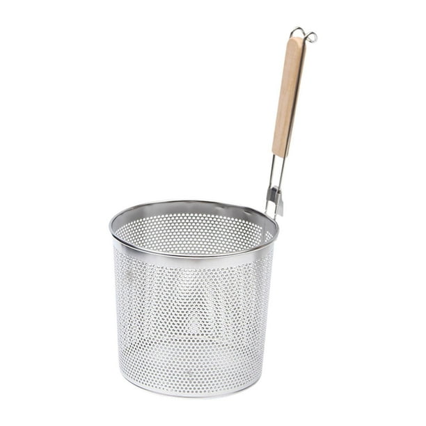 Colador de pasta y fideos de acero inoxidable, colador de alimentos, colador de fideos para 19cm