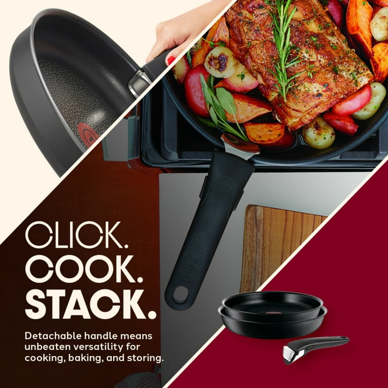 Tefal Ingenio Easy On Non-Stick 3pc Frypan Cookware Set