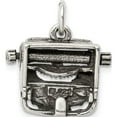 thumbnail image 5 of Sterling Silver Antiqued Typewriter Charm Casted Polished 3-D Radiant Enchanting Stunning Designed for those who cherish timeless beauty, 5 of 5