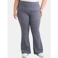 thumbnail image 2 of Terra & Sky Women's Plus Size Flare Legging, 30” Inseam, 2-Pack, Sizes 0X-5X, 2 of 5