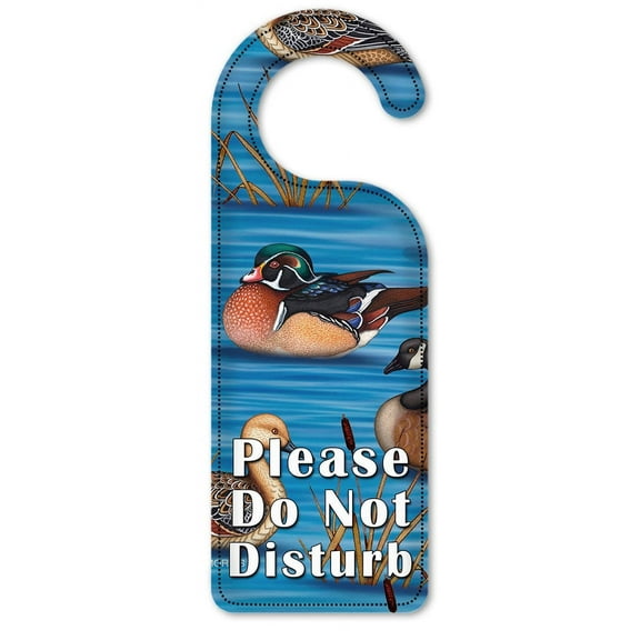 Do Not Disturb Door Knob Hanger Sign - Ducks II - Image by Dan Morris
