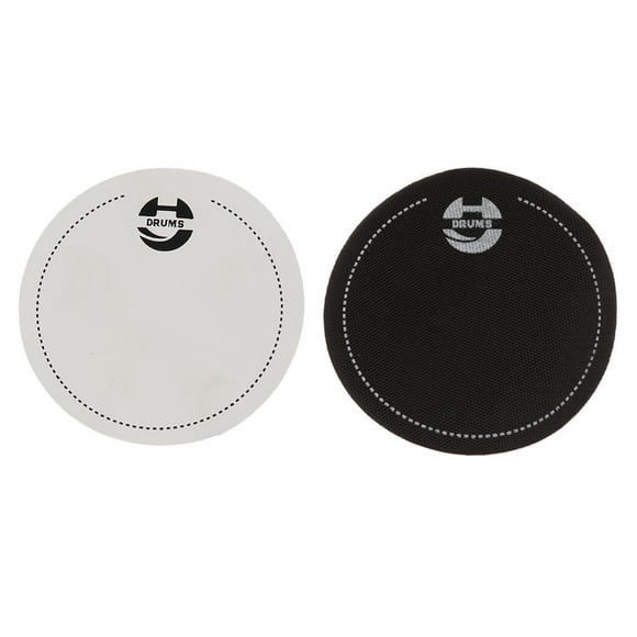 2 protectores acolchados para la cabeza del bombo, diámetro: 65 mm