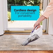 BLACK+DECKER Furbuster Cordless Handheld Vacuum, for Car, Pet Hair & Multi-Surfaces, Powerful Suction, HLVB315JP07W