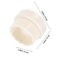 thumbnail image 2 of LITINKIMI 2Pcs Pool Umbrella Stand Adapter White with Strong Stability and Wide Pole Compatibility, 2 of 8
