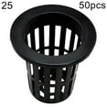 thumbnail image 1 of PENGXIANG 50Pcs Garden Mesh Net Pot Hydroponic Basket Planting Nursery Root Fixing Holder, 1 of 9