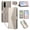Gray, variant on For Samsung Galaxy A37 5G 6.7" Wallet Phone Case, Crossbody Leather Flip Cover with Card Slots Zipper Pocket, Circular Buckle, Detachable Wrist & Shoulder Strap hockproof Full Body Protective Cover