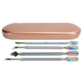 thumbnail image 1 of 4pcs Stainless Steel Nail Cuticle Pusher Cuticle Trimmer Remover Set Manicure Tool, 1 of 5