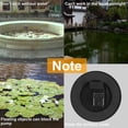 thumbnail image 4 of Solar Fountain with 1.5W Solar Panel, 6 Effects Solar Water Pump, Solar Water Pump for Garden Pond or Swimming Pools, Fish Tank, Swimming Pool, 4 of 5