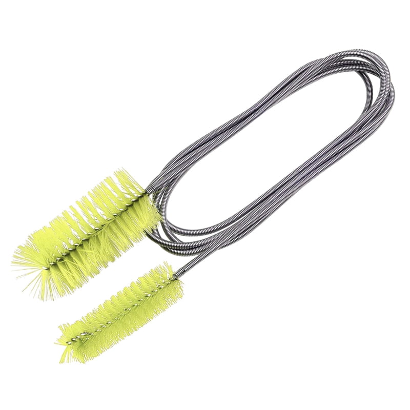 Aquarium Water Filter Pipe Air Tube Hose Brush Set,61 inch Stainless Steel Cleaning Brush Flexible Double Ended Hose Brush and 10 Pcs Different Sizes Brushes for Fish Tank Kitchen Drain Cleaning 