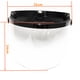thumbnail image 4 of Cara abierta/media cara para cascos de motocicleta Visera abatible de 3 broches transparente 透明 Zulema Visera Flip-Up de Casco de Motocicleta, 4 of 7